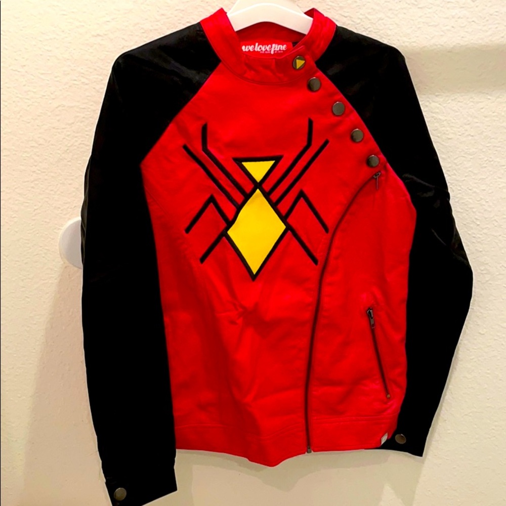 We Love Fine Marvel Spider-Woman Moto Jacket (S)
